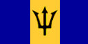 Barbados flag clipart