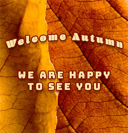 welcome autumn