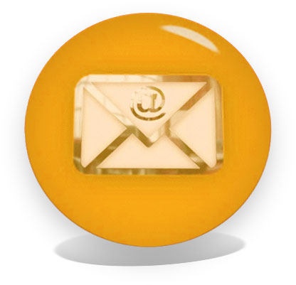 email button yellow with perspectine shadows
