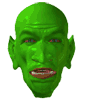 green face animated