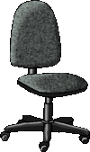 grey office chair