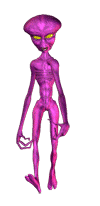 walking alien