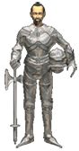 knight in armor animated