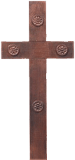 wooden cross transparent