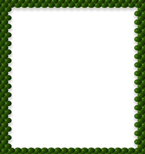 green ovals frame