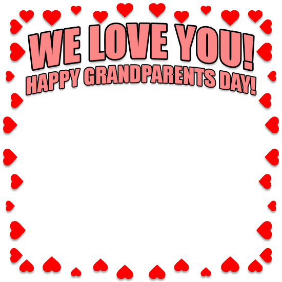 Free Grandparents Day Borders Happy Grandparents Day