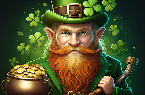 leprechaun shamrocks