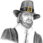 pilgrim in hat