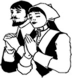man and woman praying
