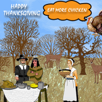 thanksgiving feast with turkey clipart