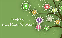 Mother's Day green background