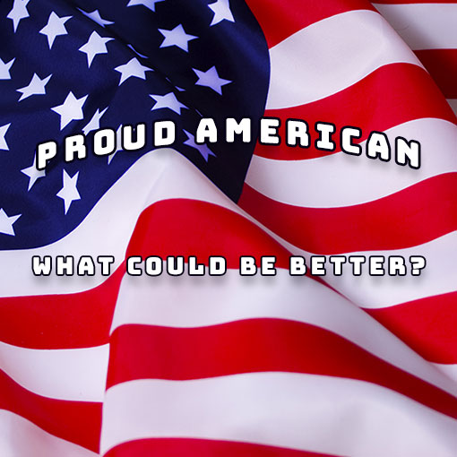 american flag animated clipart fun