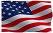 animated waving American Flag