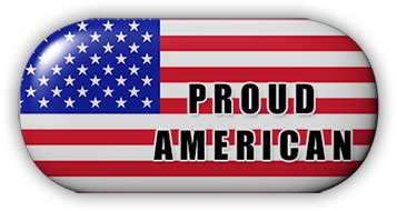 proud American button