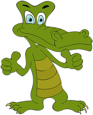 cool alligator clipart