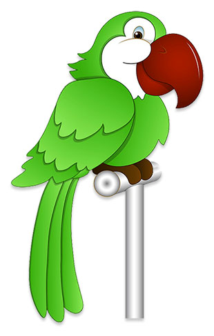 parrot clipart