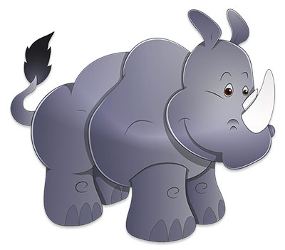 cute rhino