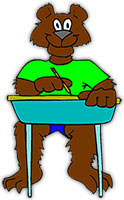 bear in classroom