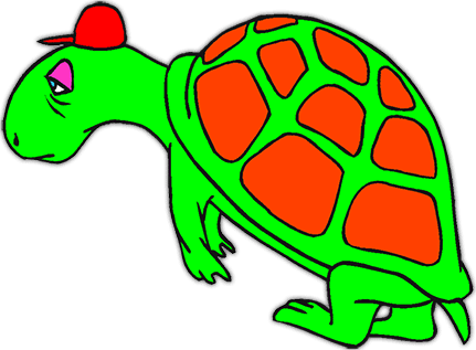 turtle on two legs