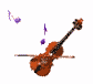violin animation