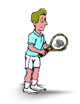 animated tennis player