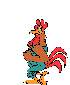 Rooster - animated