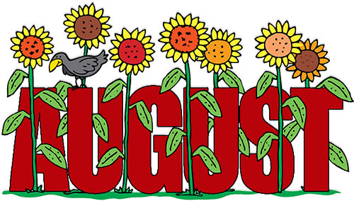 Free August Animations - Clipart - Happy August
