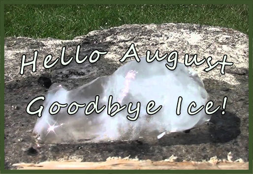 Hello August goodbye ice