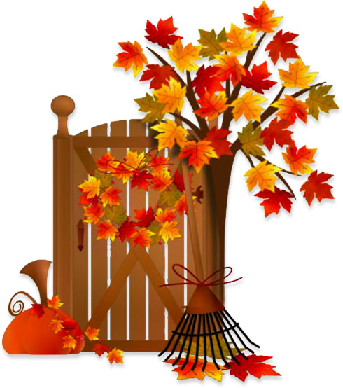 Free Clipart Rake Leaves