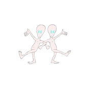 aliens dancing