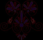 dark flowers background