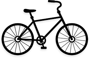 silhouette bicycle