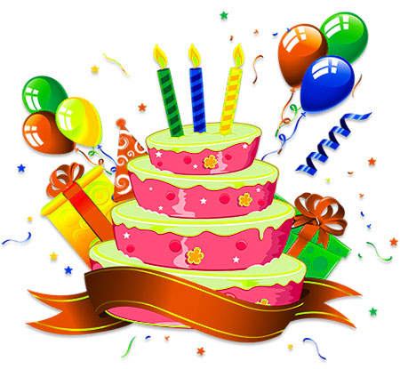 Birthday cake clipart