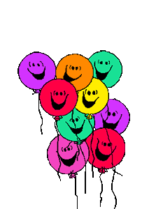 animated birthday balloons