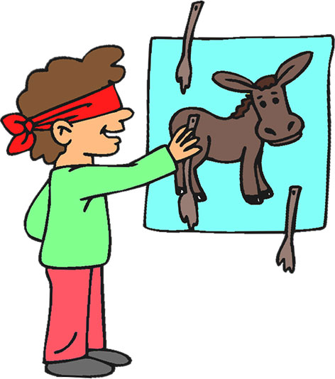 pin the tail on the donkey