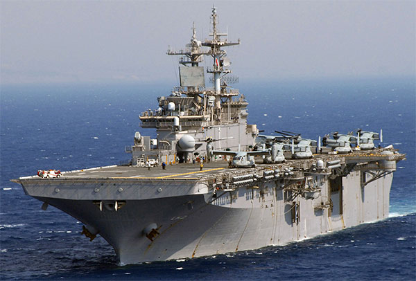USS Wasp at sea