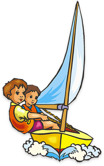 Boat Clipart - Rowboats and Sailboats