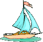 sail boat animation