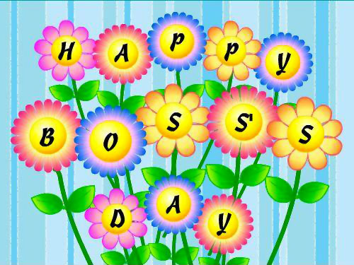 flowers Happy Boss's Day