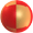 red and gold ball