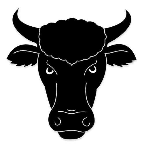 bull's face