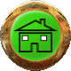 home button green round animated