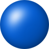 dark blue round button