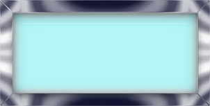 blue glass rectangular button