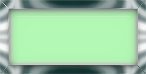green glass rectangular button