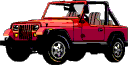 red jeep