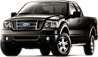 black Ford F-150