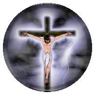 Jesus on the cross, transparent gif