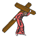 Jesus carrying the cross