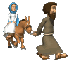 Joseph and mary animated